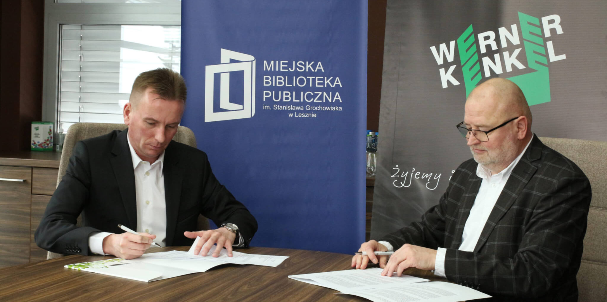 Werner Kenkel oficjalnie Mecenasem Kultury Miejskiej Biblioteki Publicznej w Lesznie